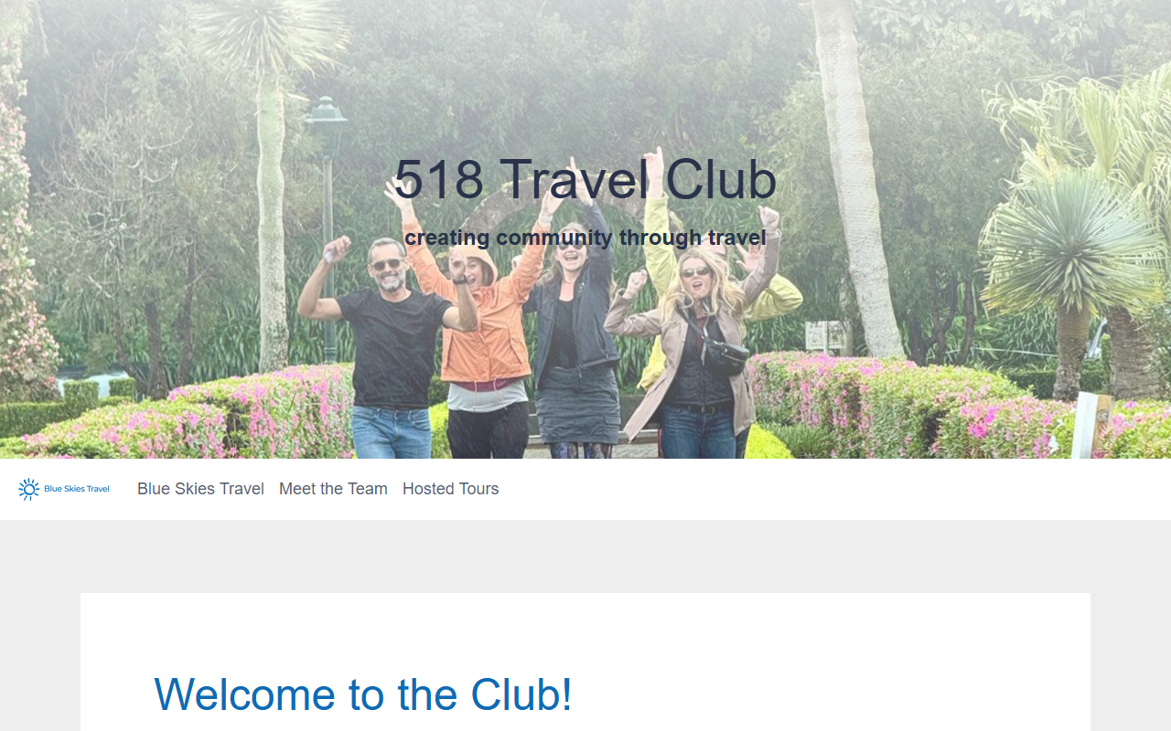 518travelclub.com screenshot
