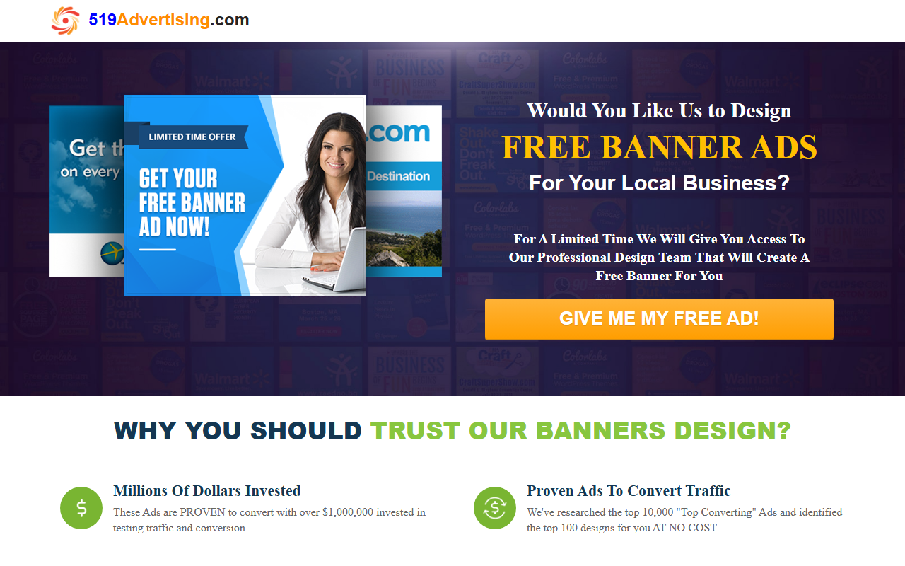519advertising.com screenshot