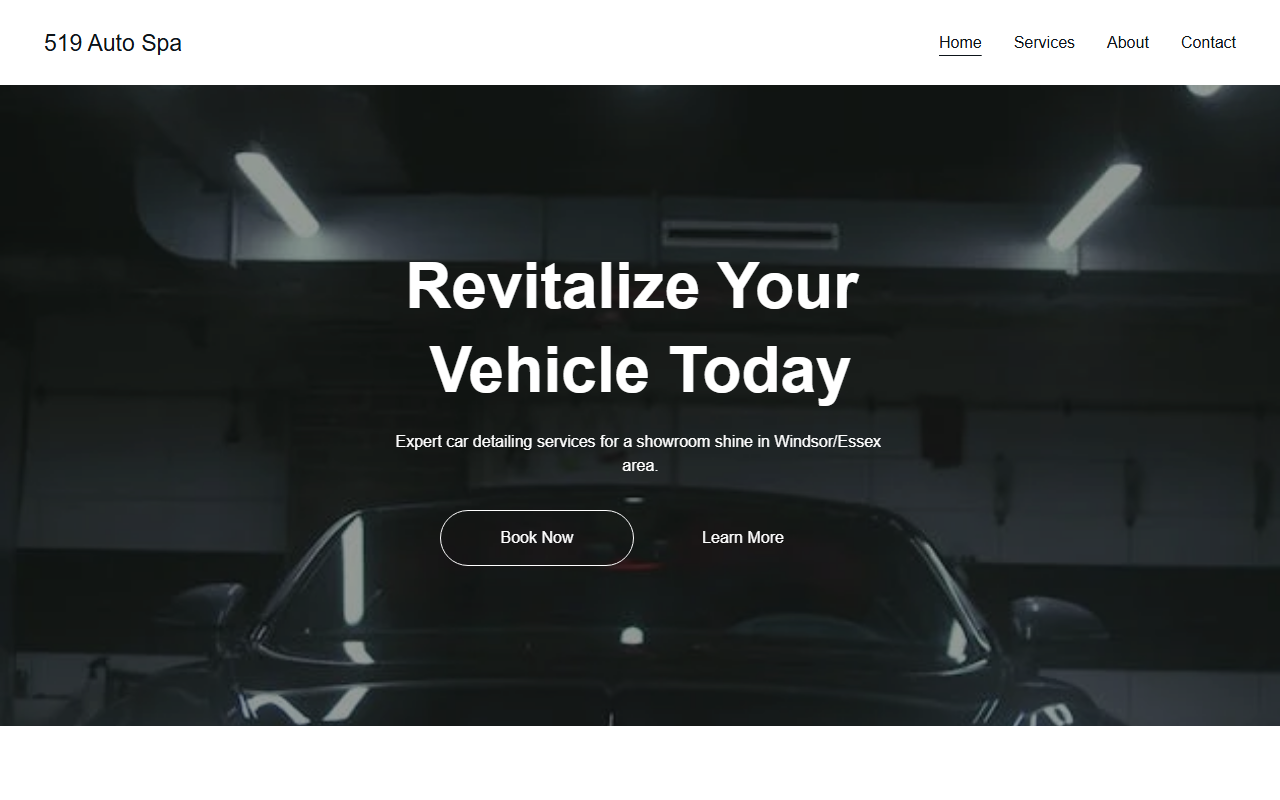519autospa.com screenshot