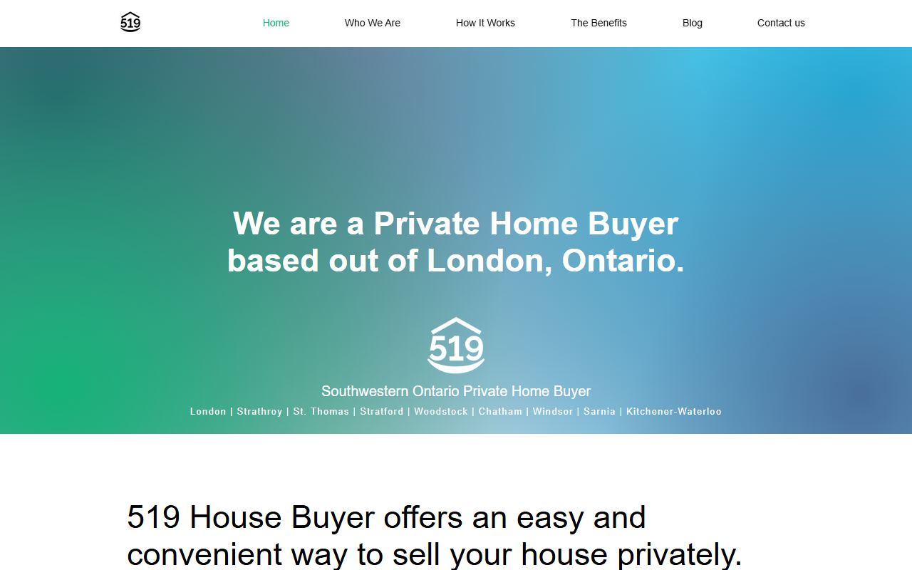 519housebuyer.com screenshot