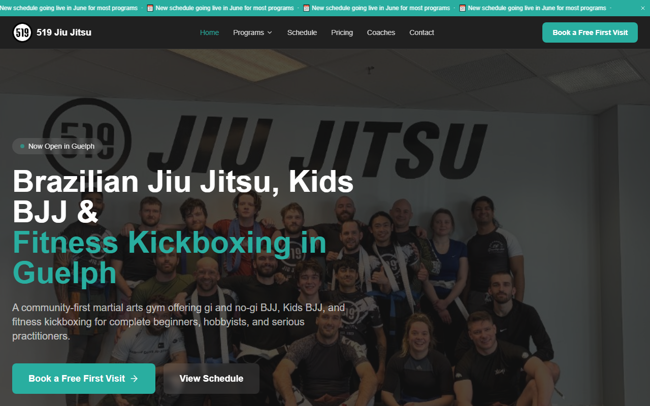 519jiujitsu.com screenshot
