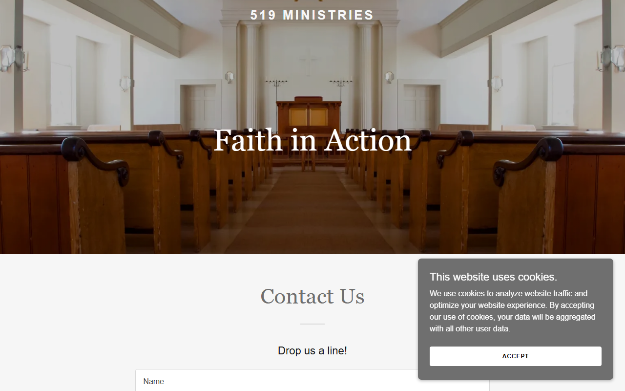 519ministries.com screenshot