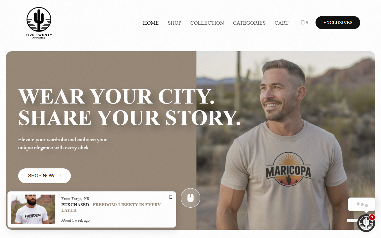 520apparel.com screenshot