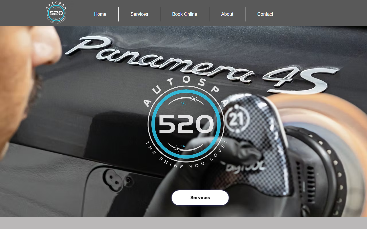 520autospa.com screenshot