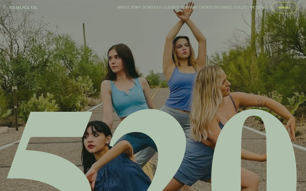 520dancecompany.com screenshot