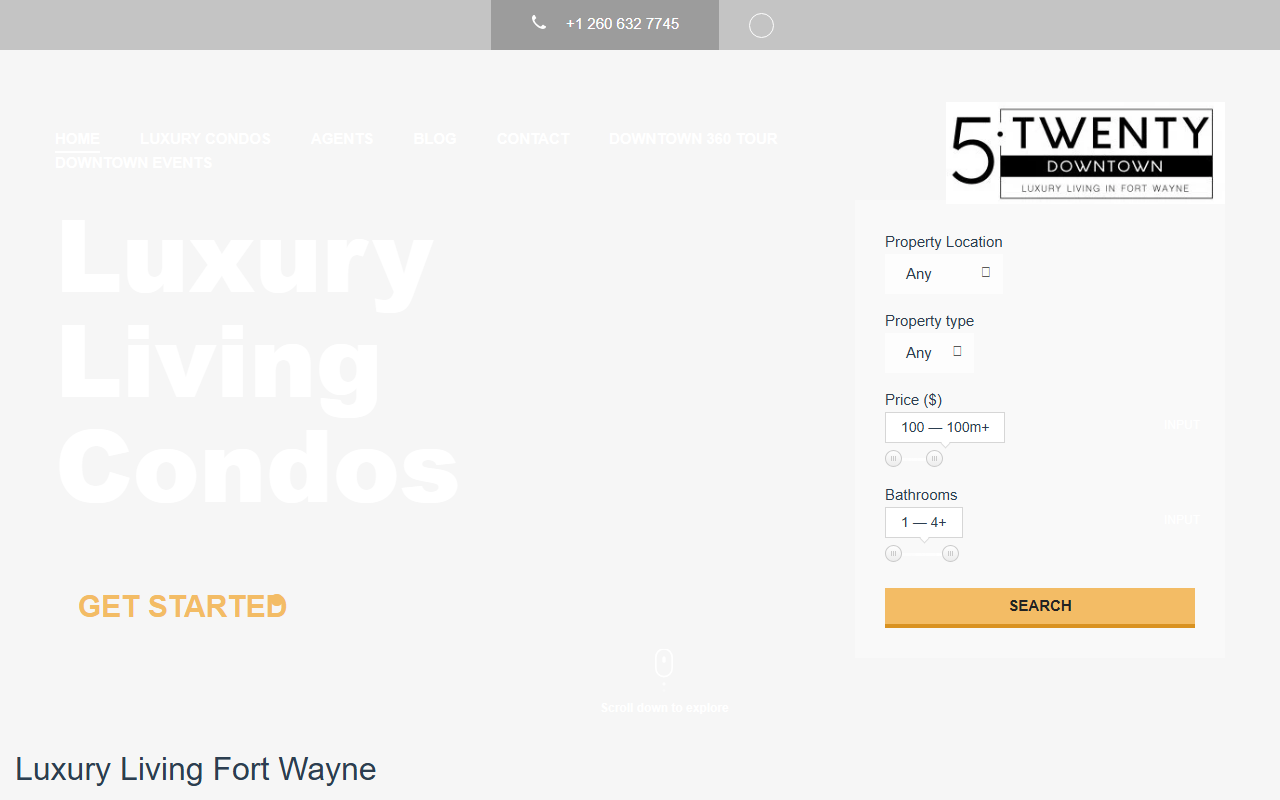 520downtown.com screenshot