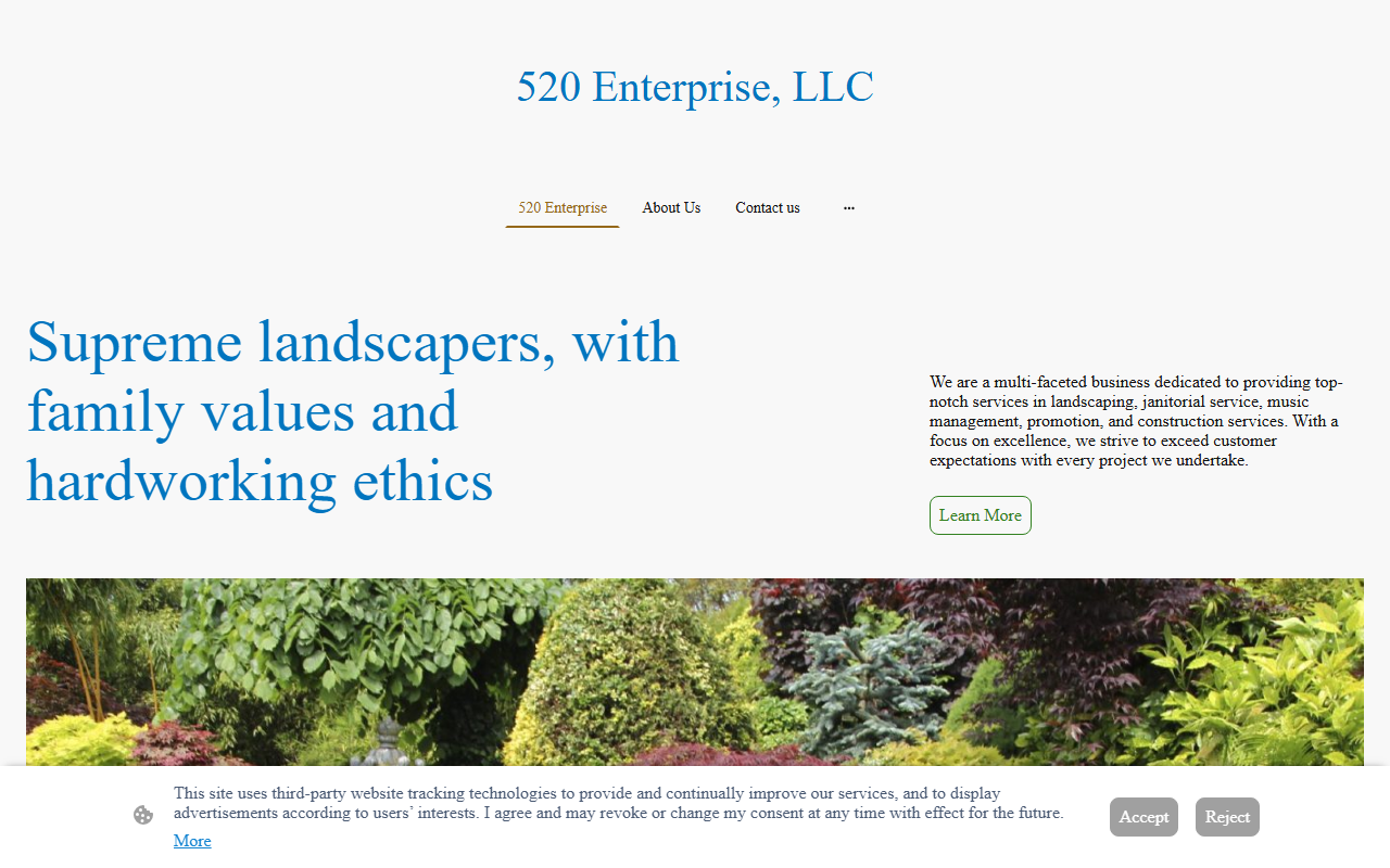 520enterprise.com screenshot