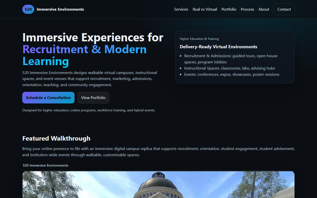 520environments.com screenshot