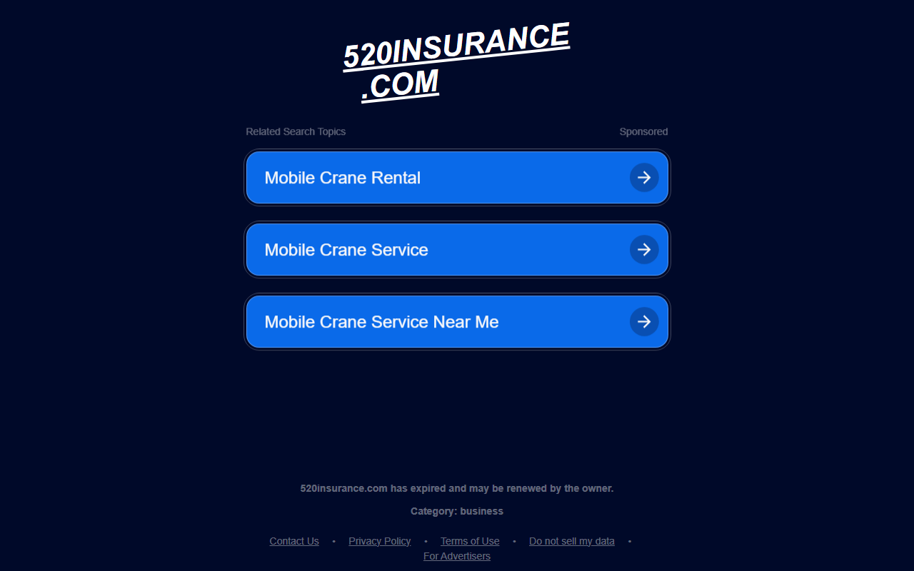 520insurance.com screenshot