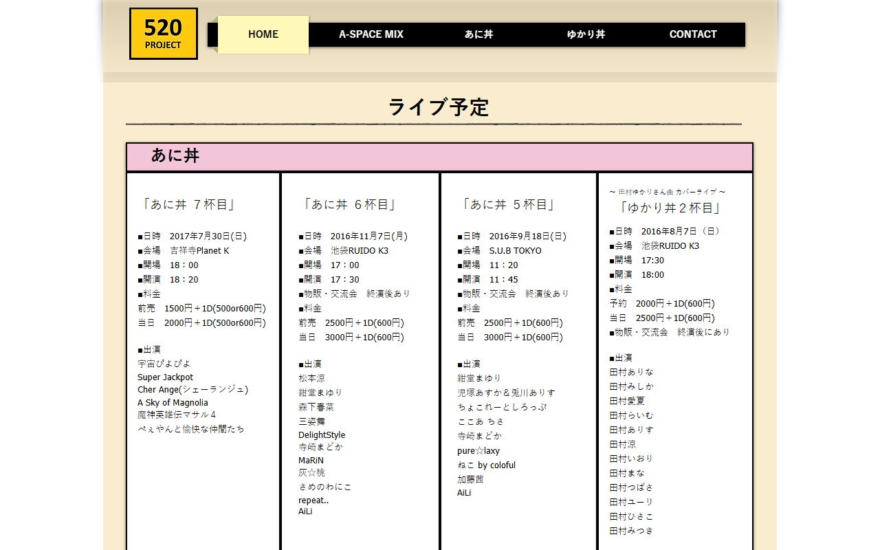 520project.com screenshot