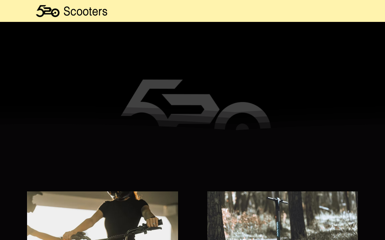 520scooters.com screenshot