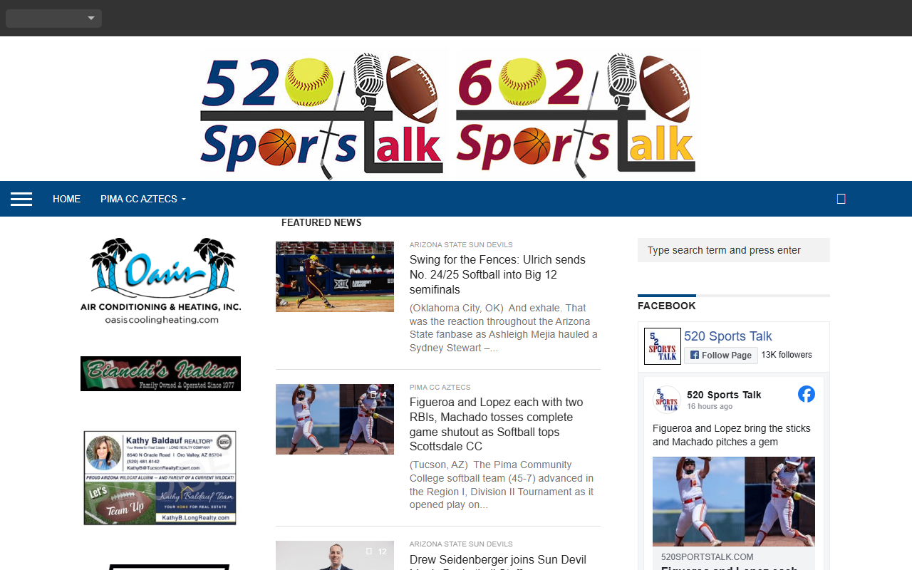 520sportstalk.com screenshot