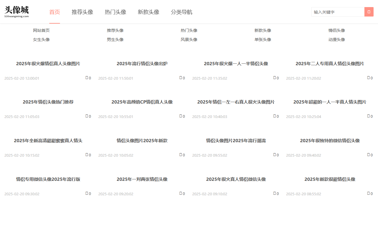 520wangming.com screenshot