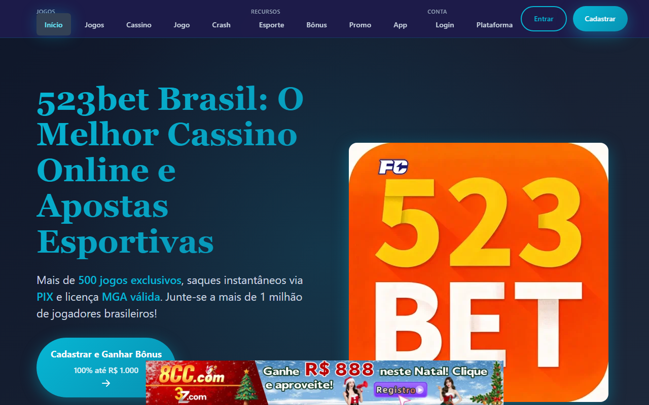 523betlogin.com screenshot