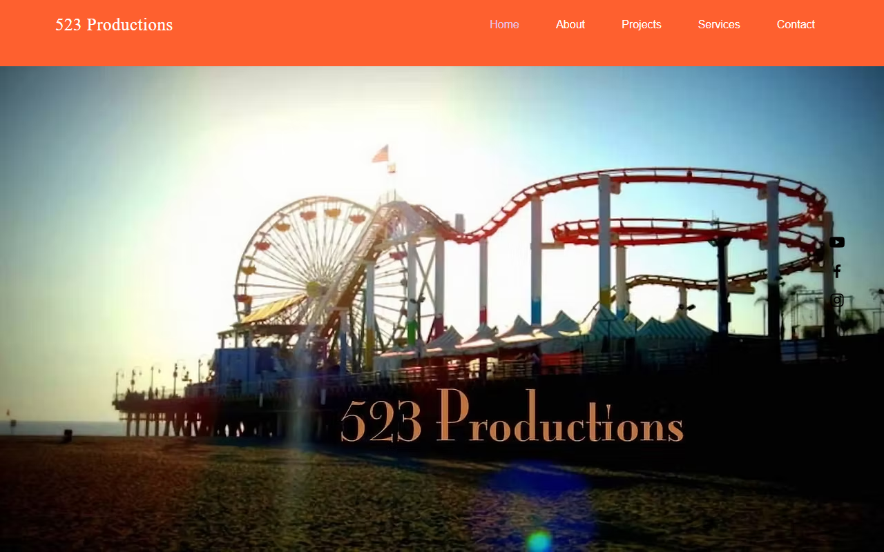 523productions.com screenshot