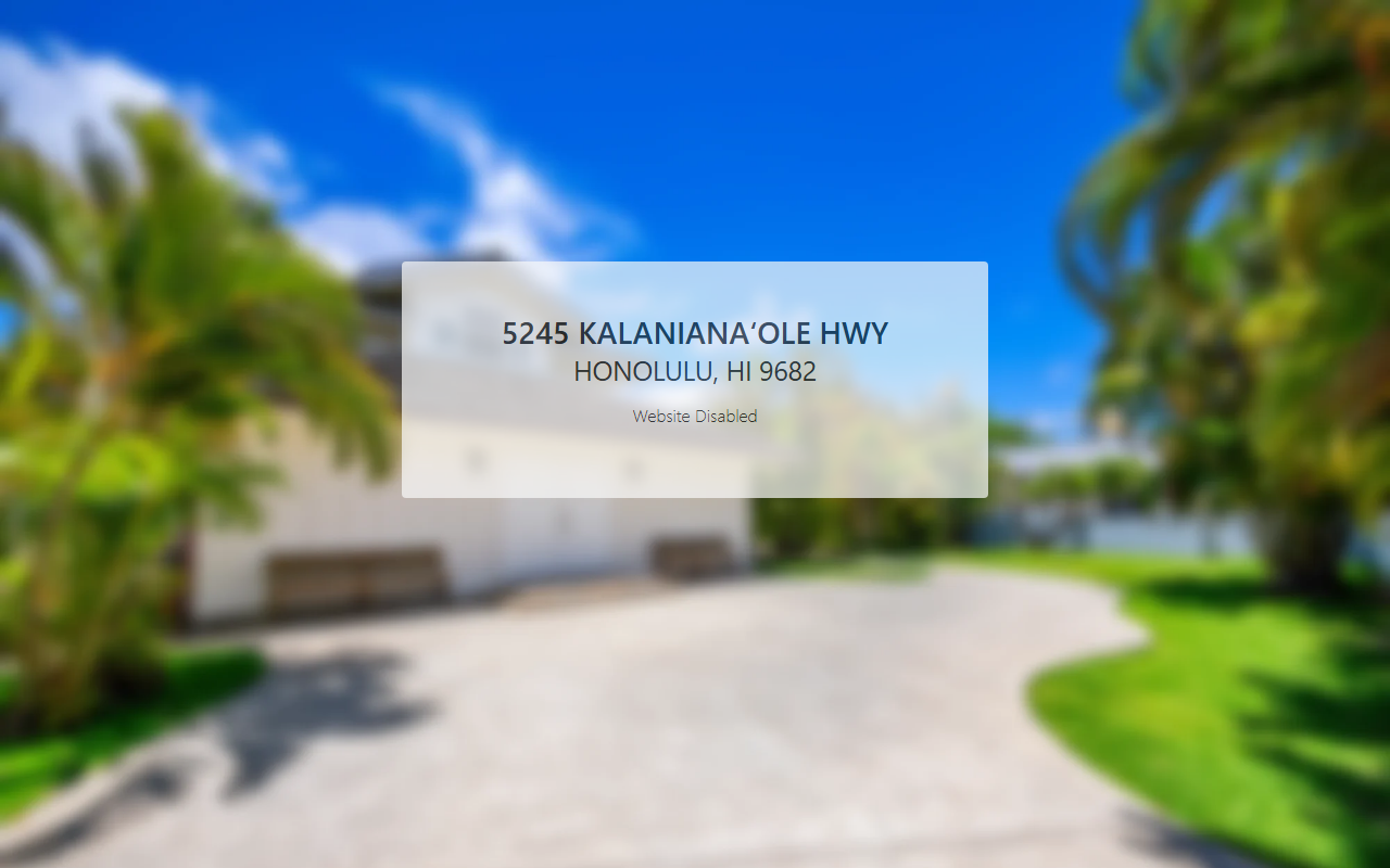 5245kalanianaole.com screenshot