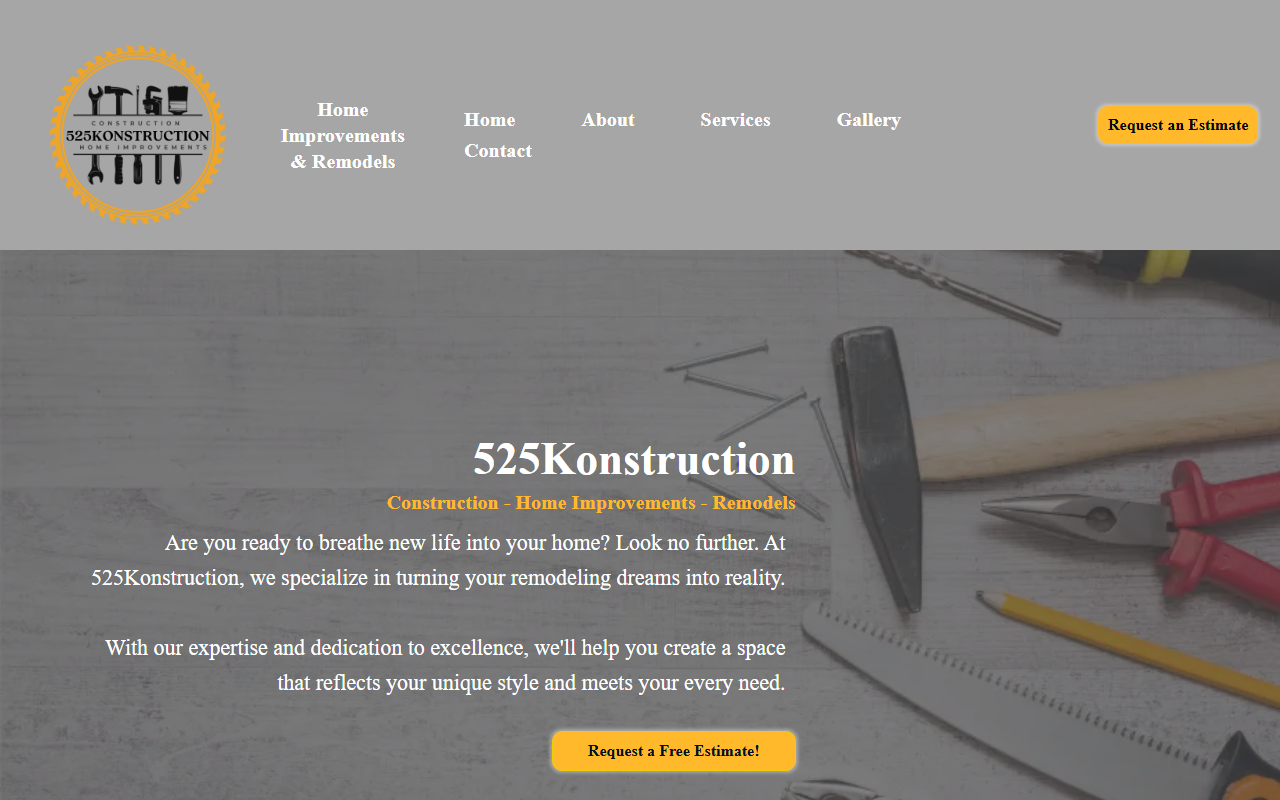 525konstruction.com screenshot