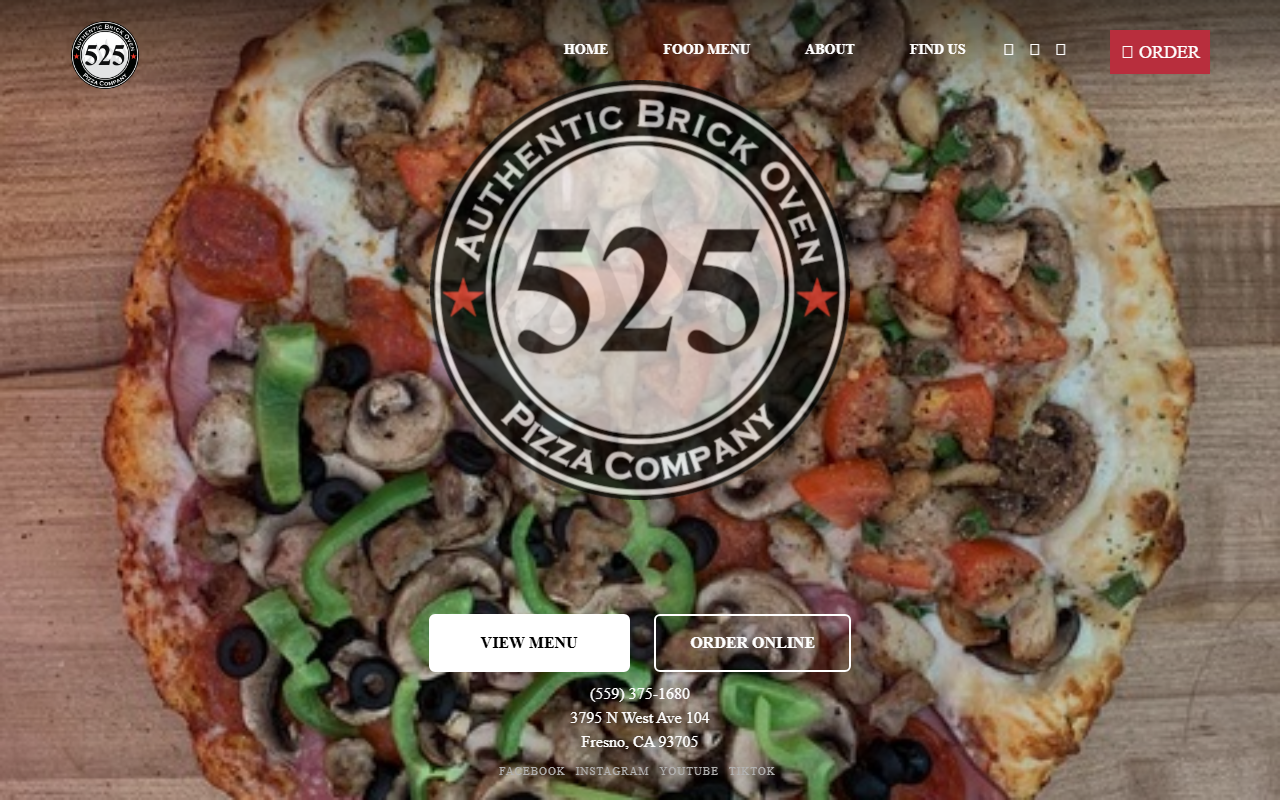 525pizzaco.com screenshot