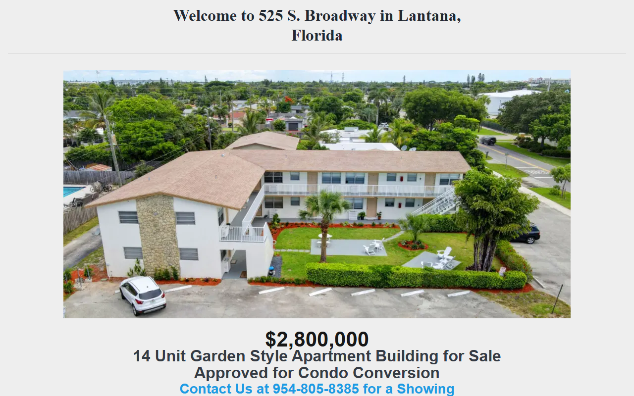 525sbroadway.com screenshot
