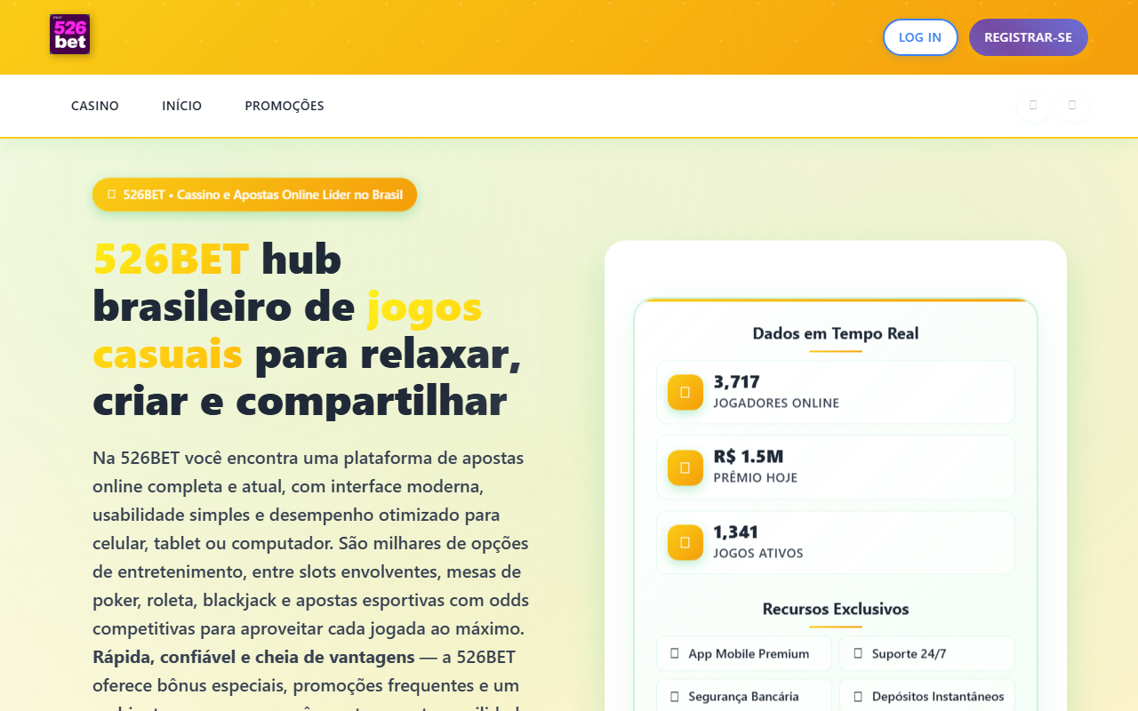 526betbrasil.com screenshot