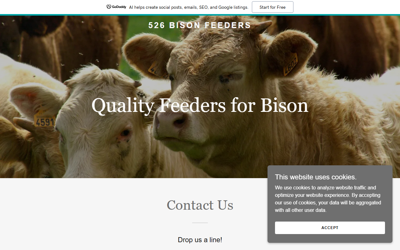 526bisonfeeders.com screenshot