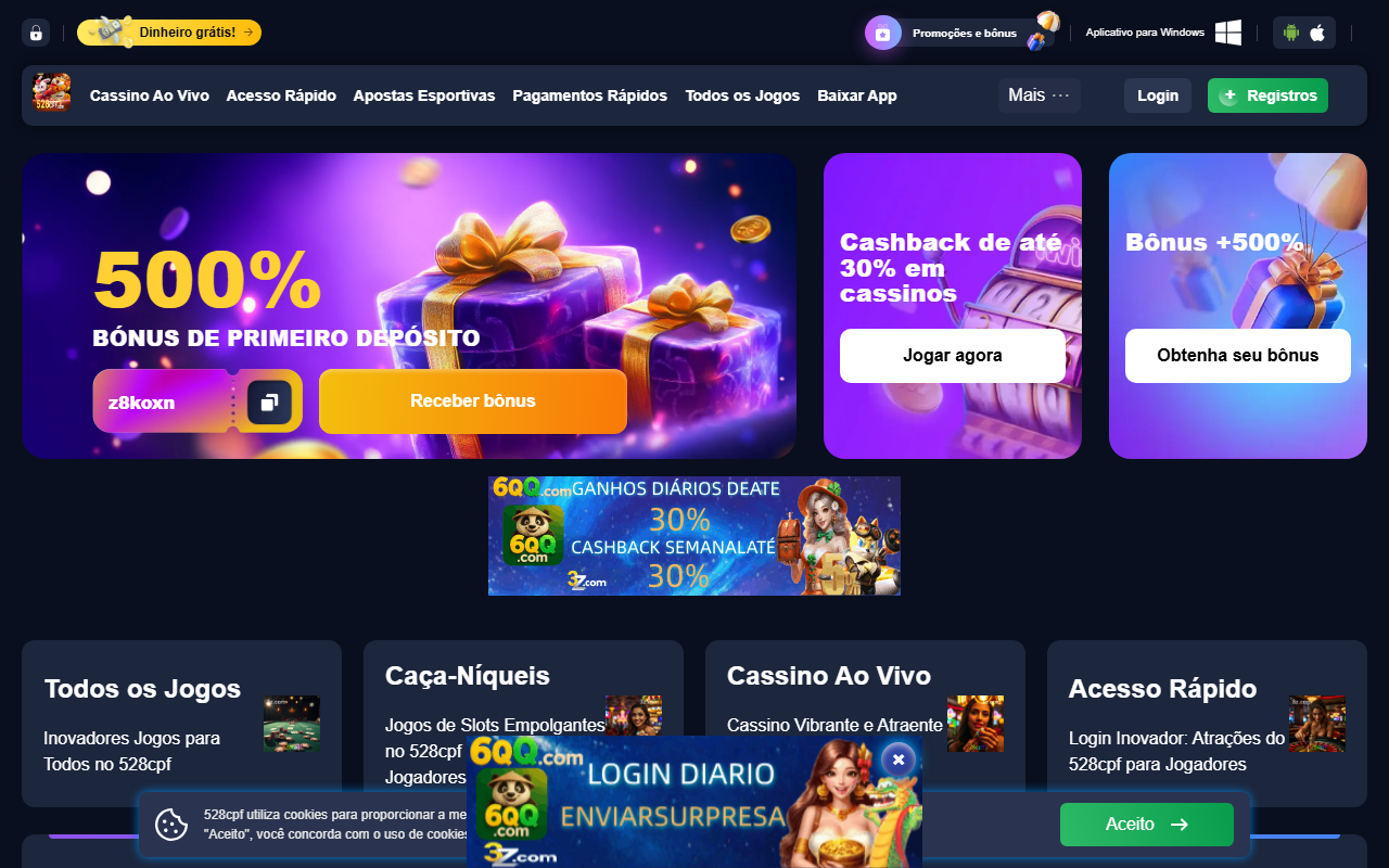 528cpfpaga.com screenshot