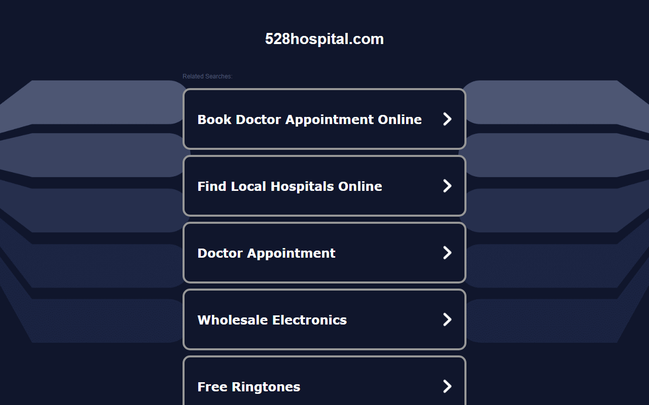 528hospital.com screenshot
