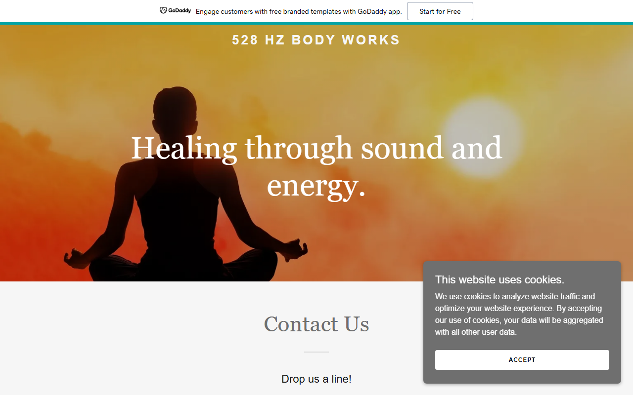 528hzbodyworks.com screenshot