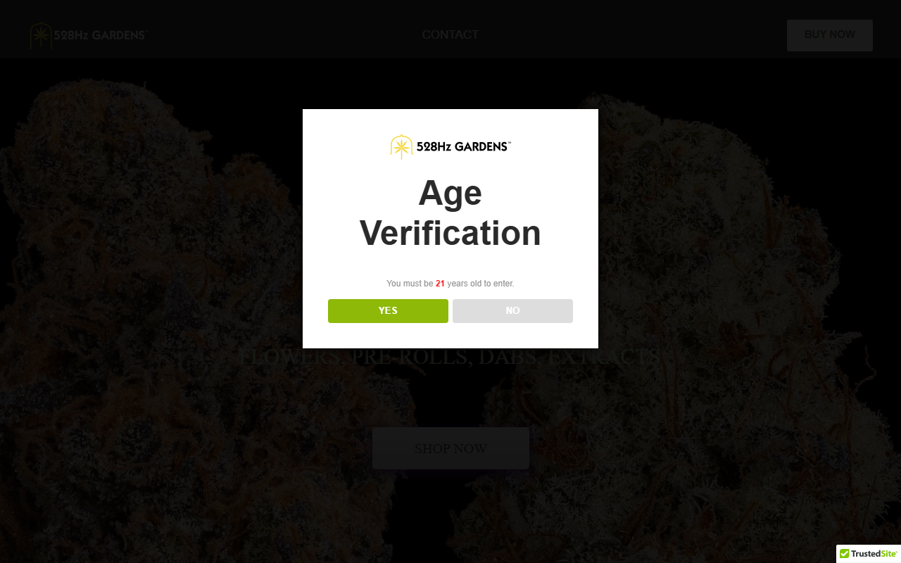 528hzgardens.com screenshot