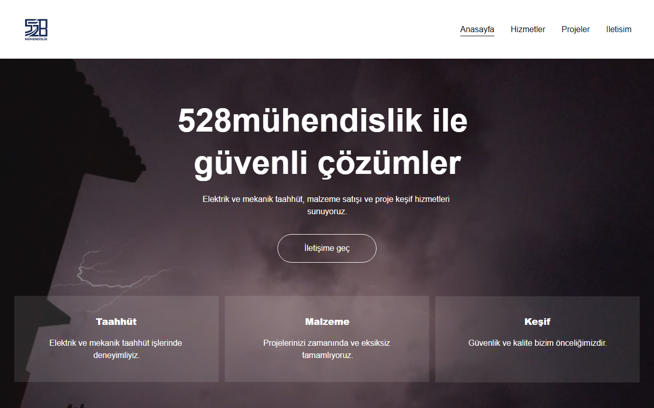 528muhendislik.com screenshot