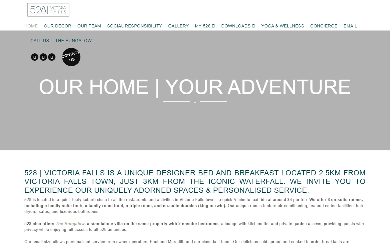 528victoriafalls.com screenshot