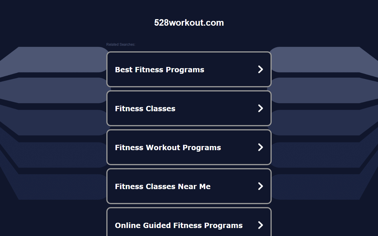 528workout.com screenshot
