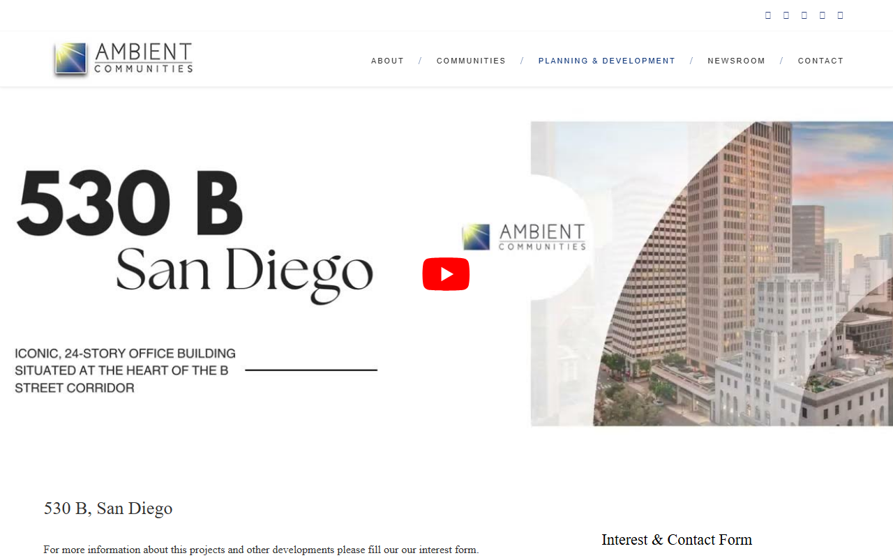 530bsandiego.com screenshot