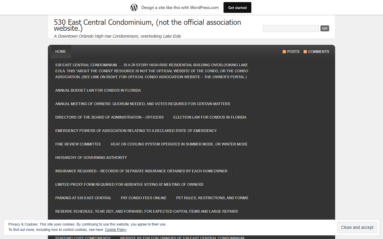 530eastcentral.com screenshot