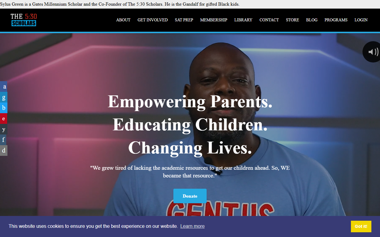 530scholars.com screenshot