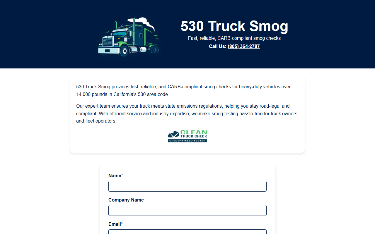 530trucksmog.com screenshot