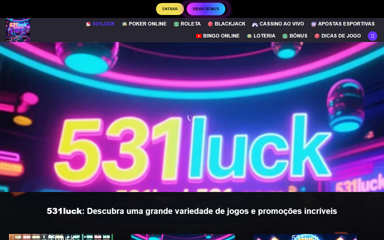 531luck531.com screenshot