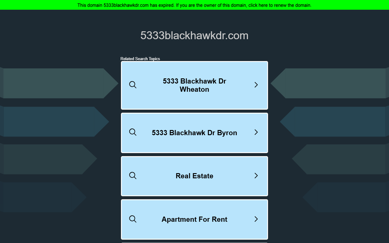 5333blackhawkdr.com screenshot