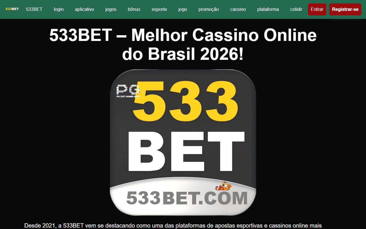 533betbrazil.com screenshot