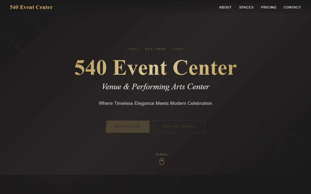 540eventsolean.com screenshot