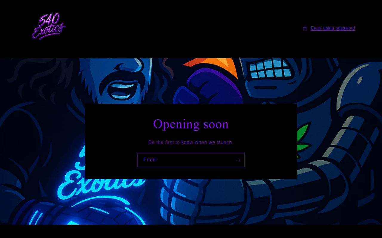 540exotics.com screenshot