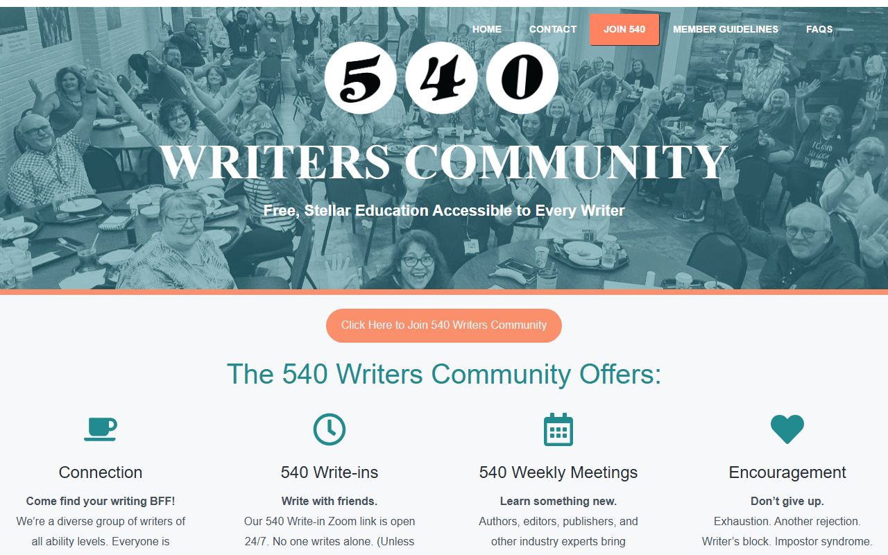 540writers.com screenshot