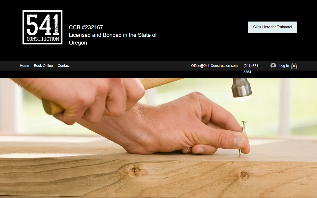 541-construction.com screenshot