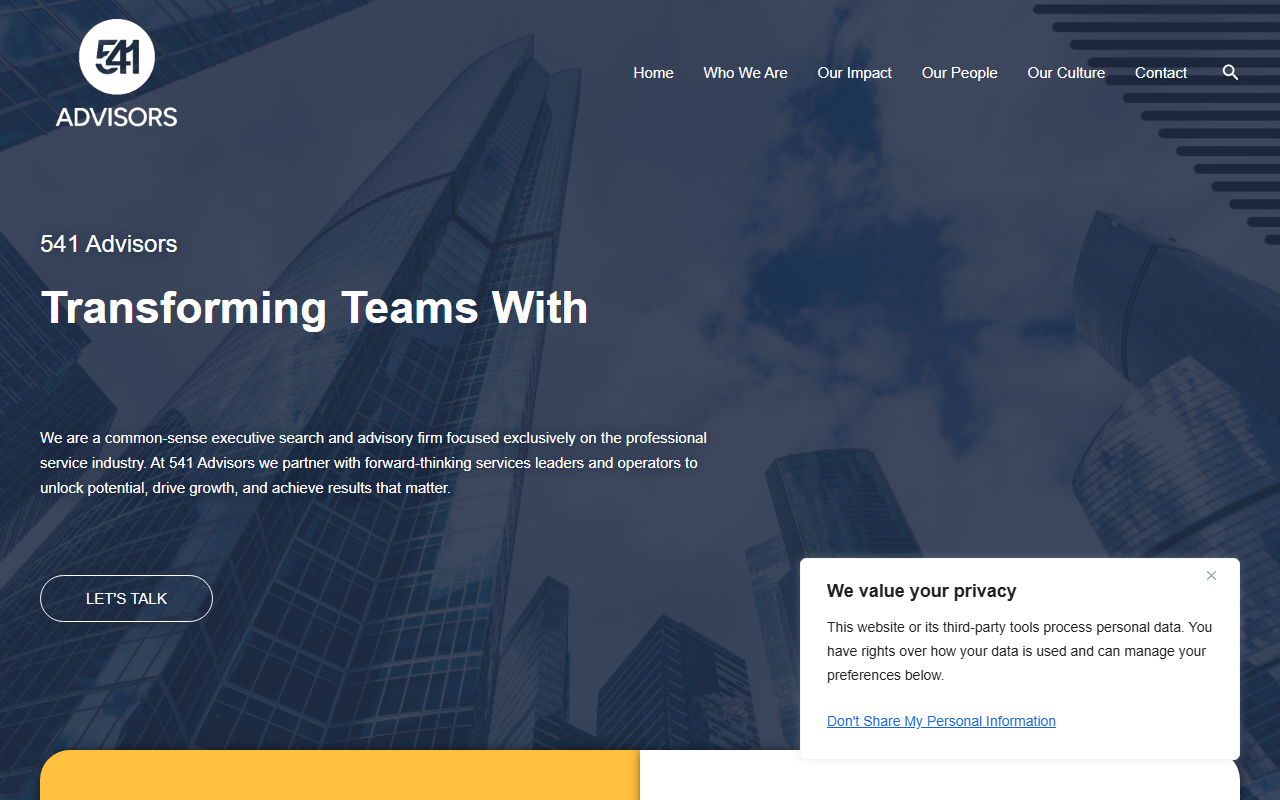 541advisors.com screenshot