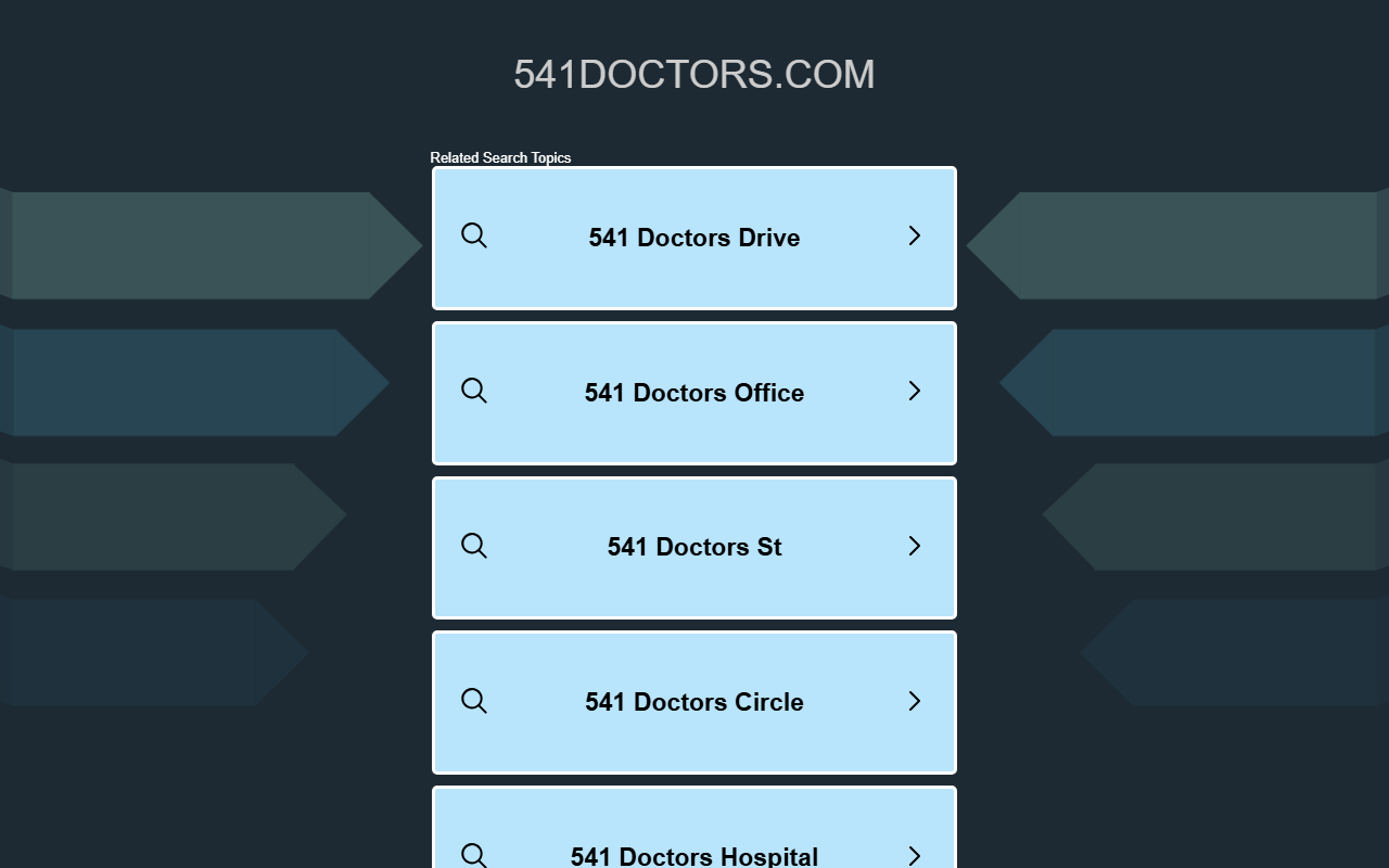 541doctors.com screenshot