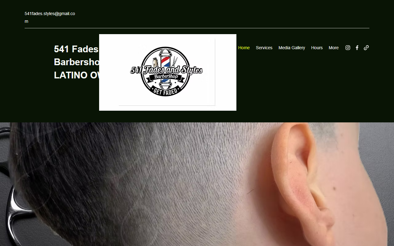 541fades-styles.com screenshot