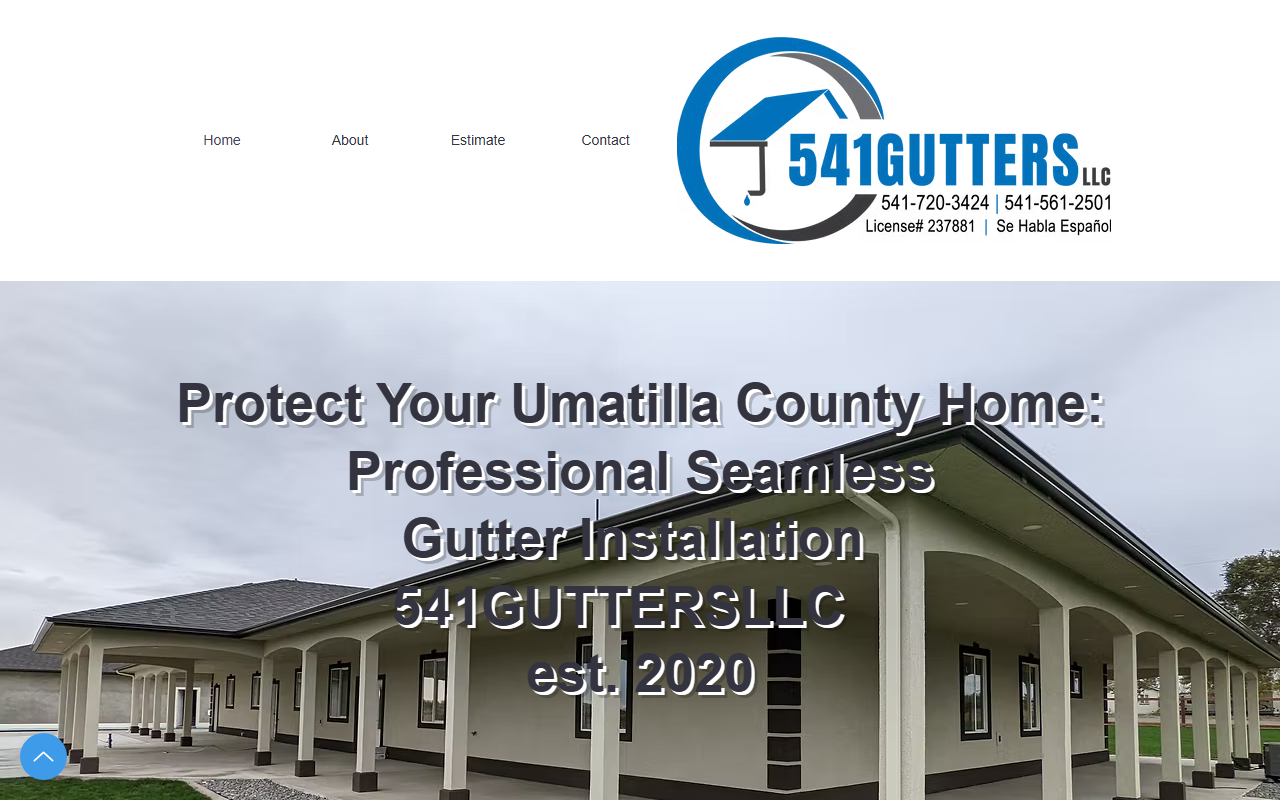 541guttersllc.com screenshot