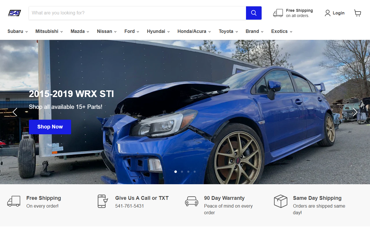 541motorsports.com screenshot
