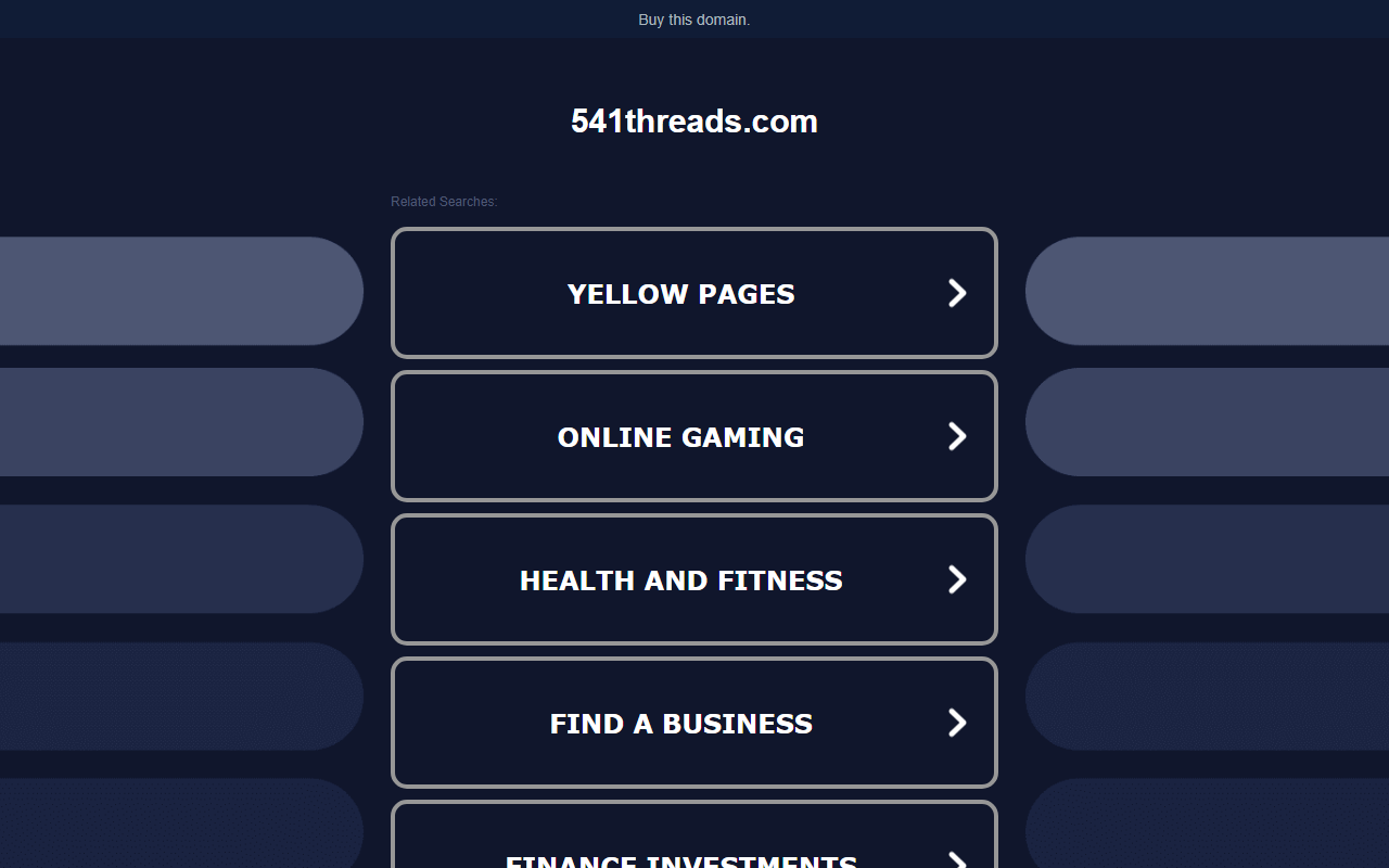 541threads.com screenshot