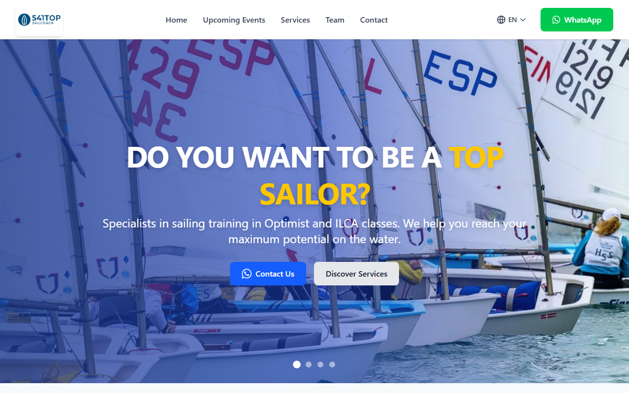 541topsailcoach.com screenshot